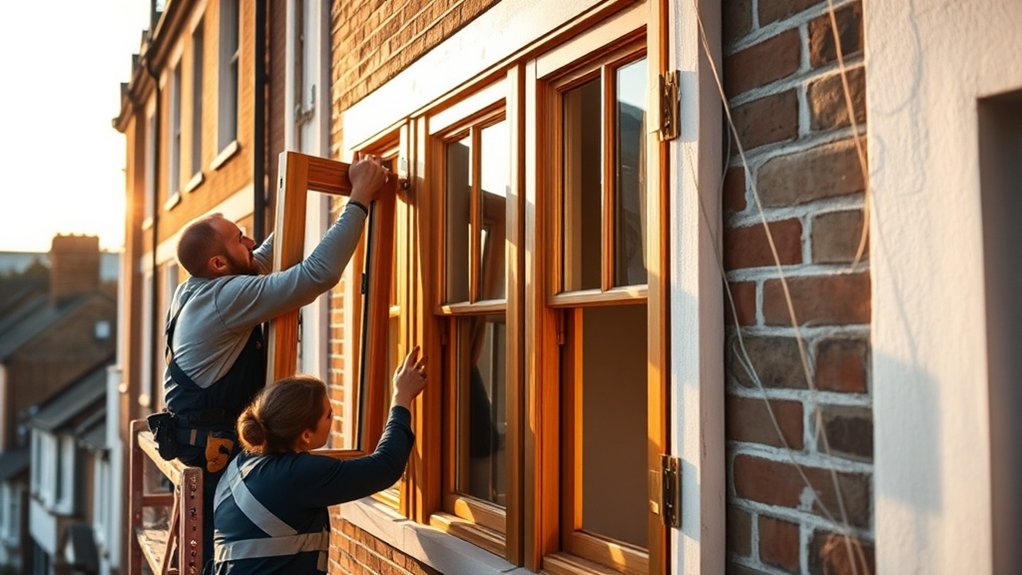 Wooden Window Installation Amersham